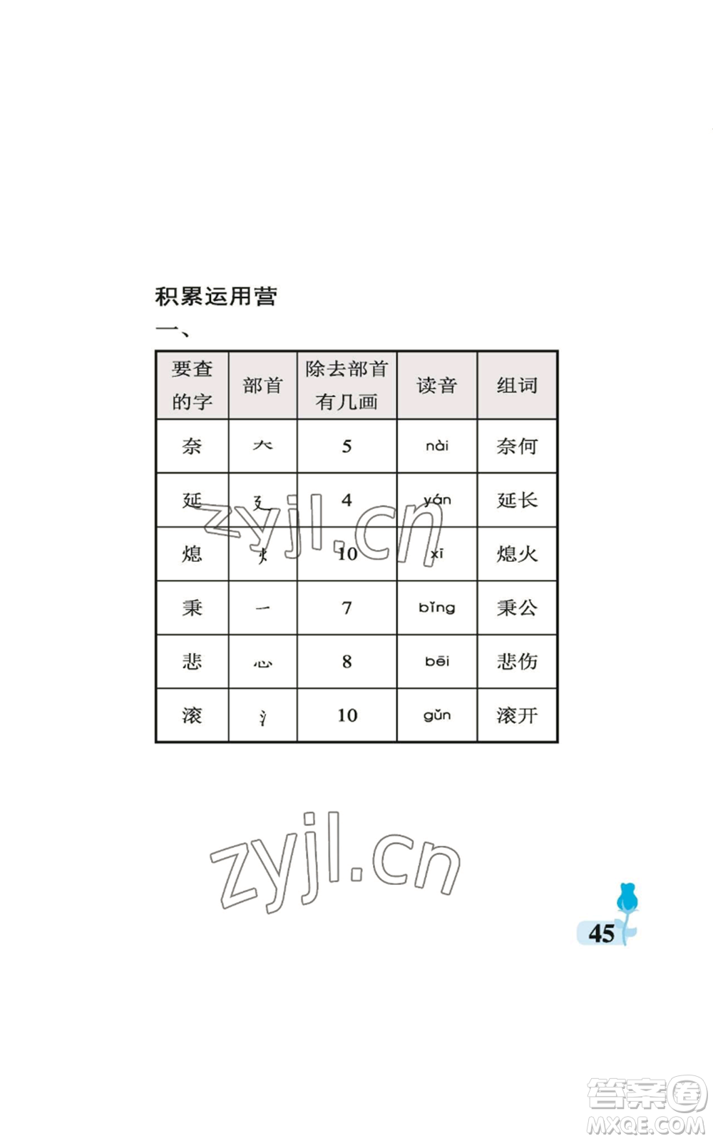 中國石油大學出版社2022行知天下二年級上冊語文人教版參考答案