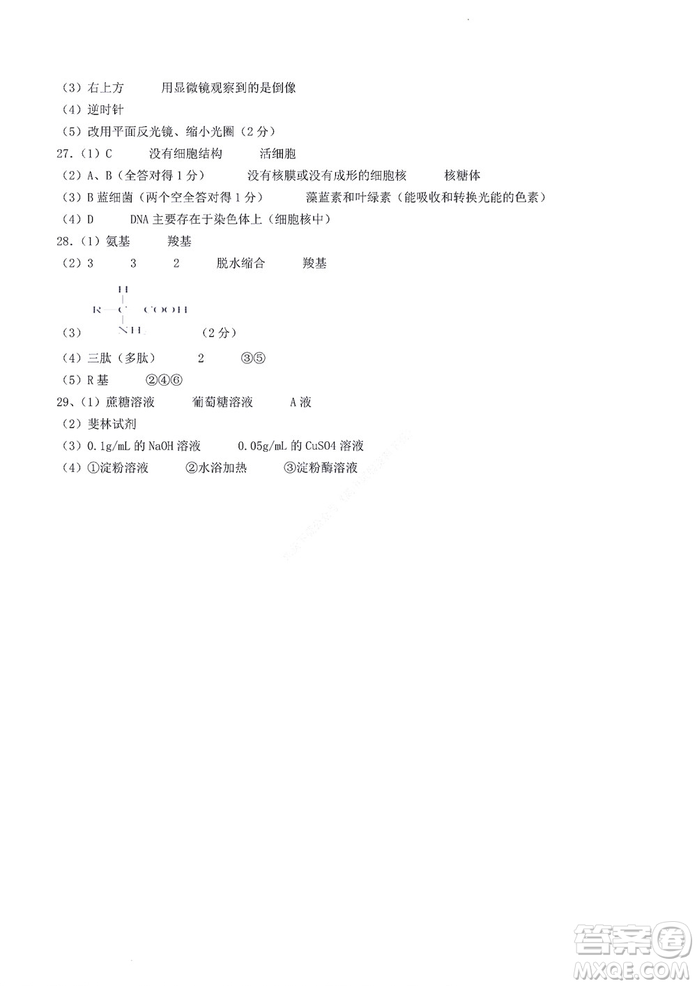 2022年山東省學(xué)情空間區(qū)域教研共同體高一10月份聯(lián)考生物試題及答案