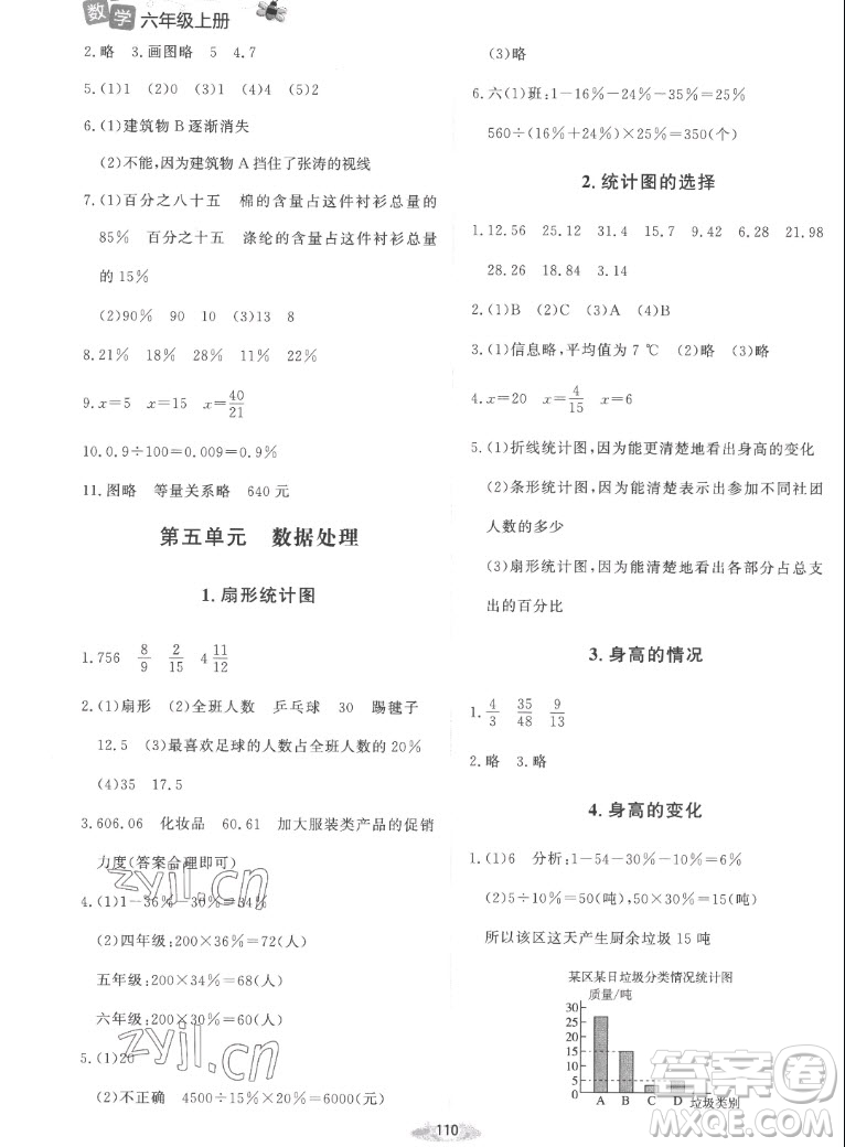 北京師范大學(xué)出版社2022秋課堂精練數(shù)學(xué)六年級(jí)上冊(cè)北師大版山西專版答案