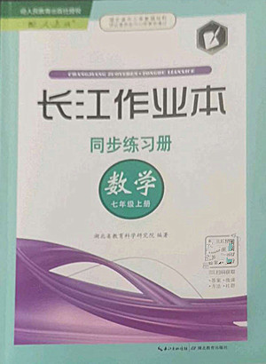 湖北教育出版社2022秋長江作業(yè)本同步練習(xí)冊數(shù)學(xué)七年級上冊人教版答案