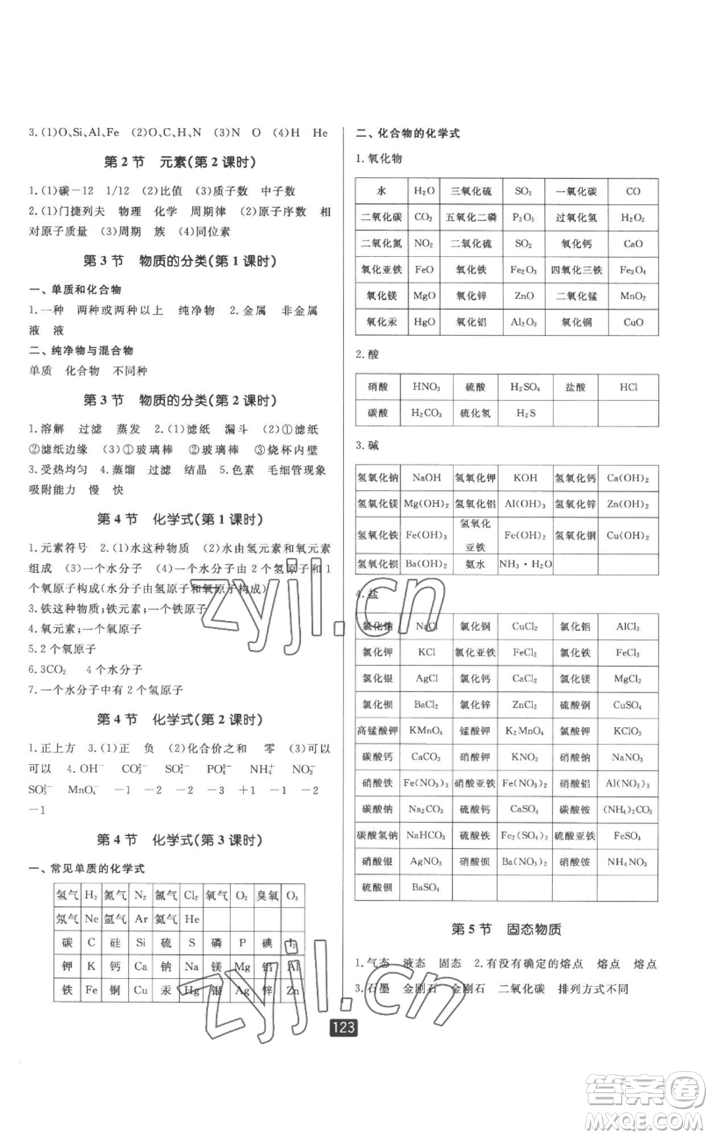 延邊人民出版社2022勵(lì)耘書業(yè)勵(lì)耘新同步八年級(jí)上冊科學(xué)華師大版A本參考答案