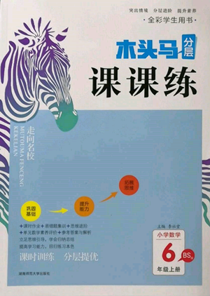 湖南師范大學出版社2022木頭馬分層課課練六年級上冊數(shù)學北師大版參考答案