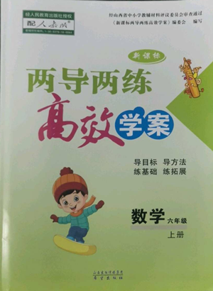 希望出版社2022新課標(biāo)兩導(dǎo)兩練高效學(xué)案六年級上冊數(shù)學(xué)人教版參考答案