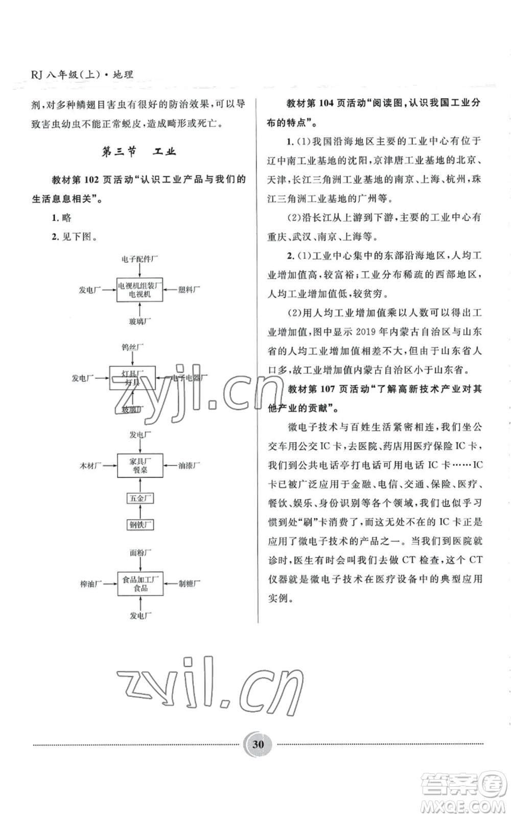 河北少年兒童出版社2022奪冠百分百初中精講精練八年級(jí)上冊(cè)地理人教版參考答案