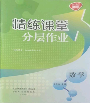 山東友誼出版社2022精練課堂分層作業(yè)七年級上冊數(shù)學北師大版參考答案