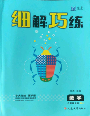 延邊大學出版社2022細解巧練六年級上冊數(shù)學人教版參考答案