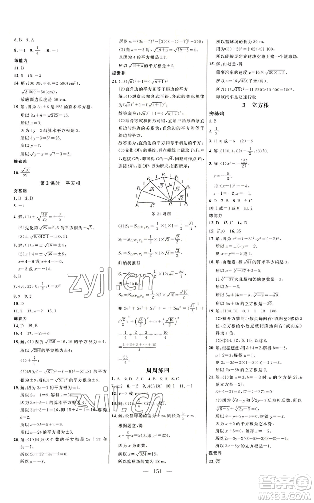 延邊大學(xué)出版社2022細(xì)解巧練七年級(jí)上冊(cè)數(shù)學(xué)魯教版參考答案