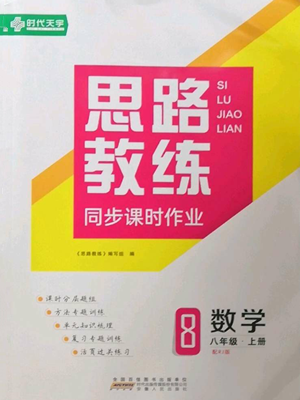 安徽人民出版社2022思路教練同步課時作業(yè)八年級上冊數(shù)學人教版參考答案