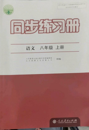 人民教育出版社2022同步練習(xí)冊(cè)八年級(jí)語文上冊(cè)人教版參考答案