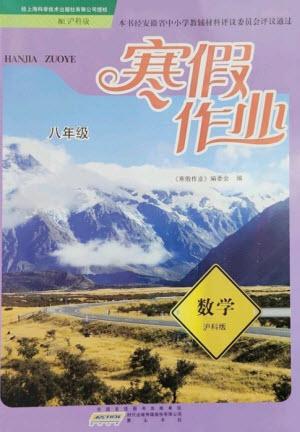 黃山書社2023寒假作業(yè)八年級數(shù)學滬科版參考答案