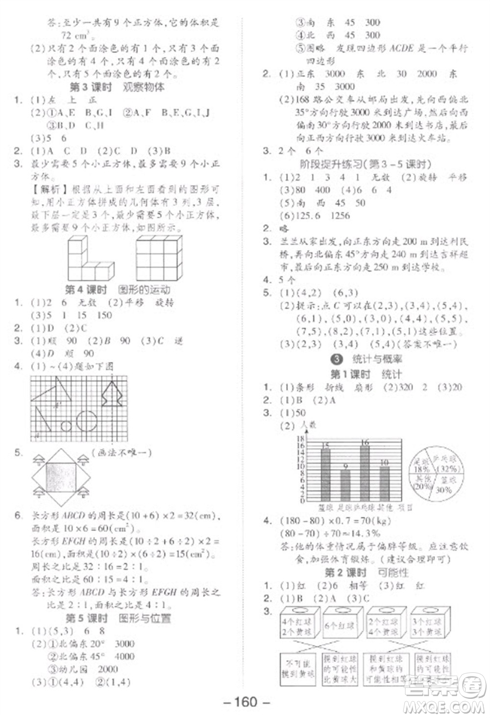 開(kāi)明出版社2023全品學(xué)練考六年級(jí)下冊(cè)數(shù)學(xué)人教版參考答案