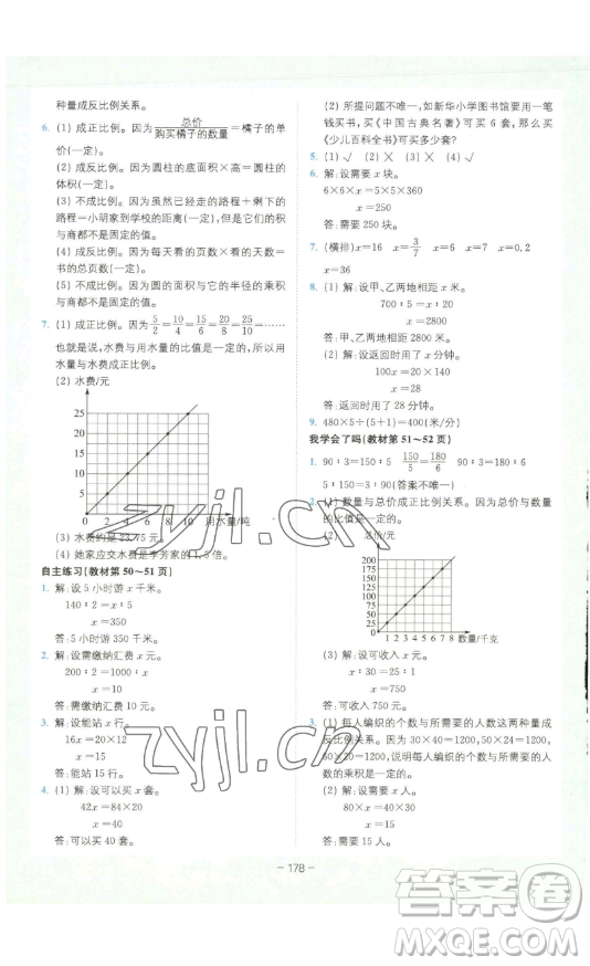 ?四川民族出版社2023全易通小學(xué)數(shù)學(xué)六年級(jí)下冊(cè)青島版答案