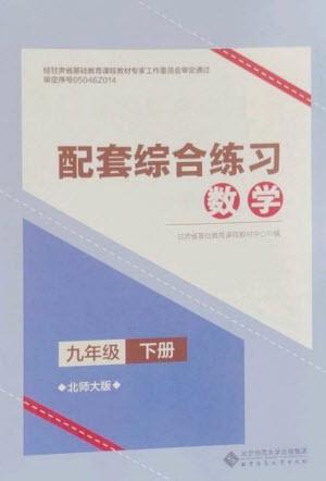 北京師范大學(xué)出版社2023數(shù)學(xué)配套綜合練習(xí)九年級下冊北師大版參考答案