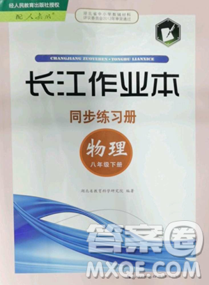 湖北教育出版社2023長江作業(yè)本同步練習(xí)冊八年級物理下冊人教版參考答案