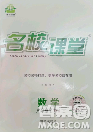 開明出版社2023名校課堂八年級(jí)數(shù)學(xué)下冊(cè)人教版參考答案