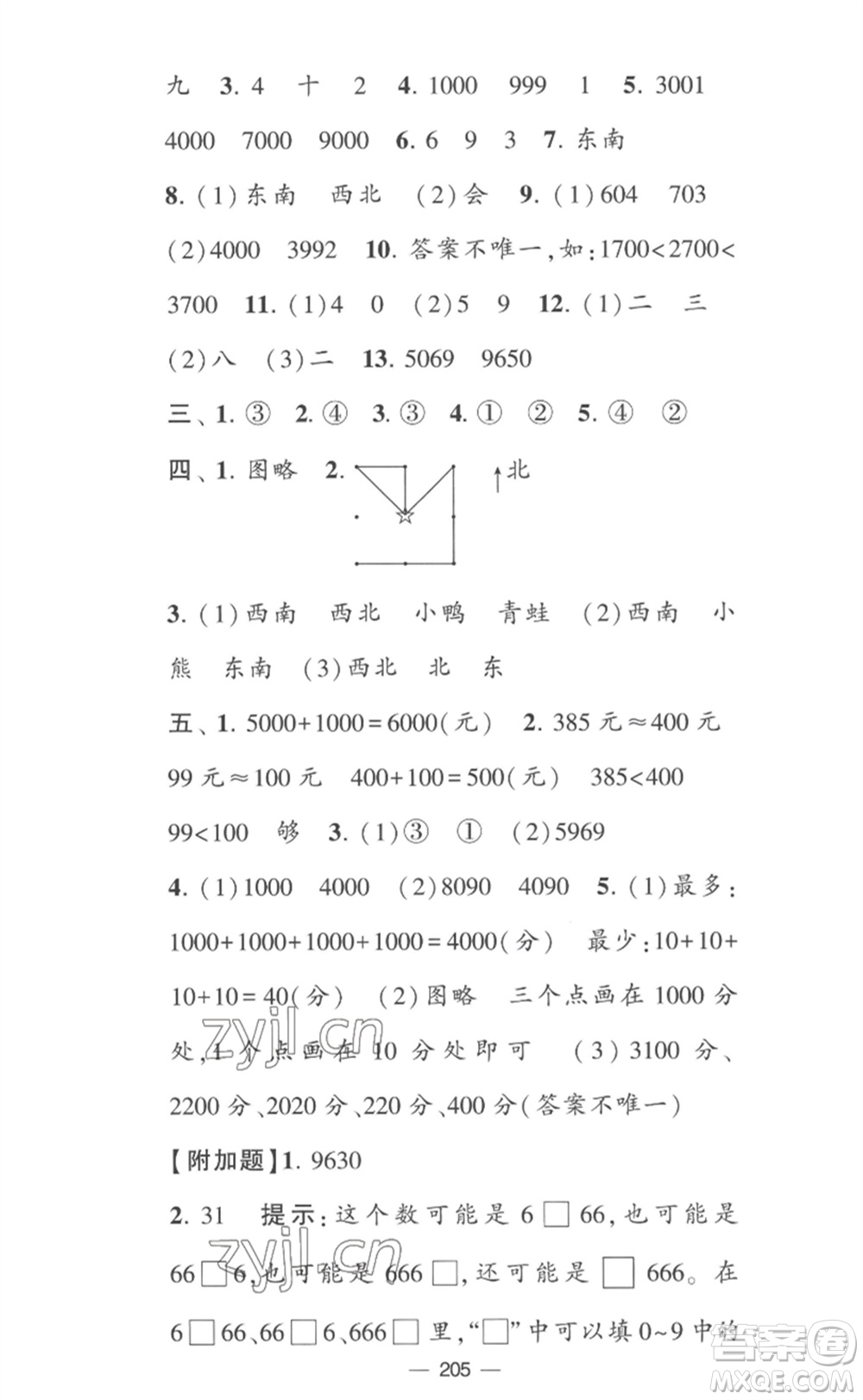 寧夏人民教育出版社2023學(xué)霸提優(yōu)大試卷二年級(jí)數(shù)學(xué)下冊(cè)江蘇版參考答案