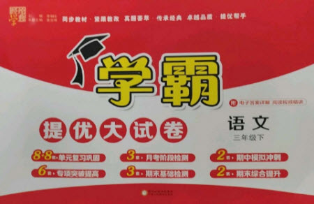 寧夏人民教育出版社2023學(xué)霸提優(yōu)大試卷三年級語文下冊人教版參考答案