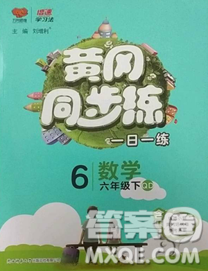 陜西師范大學(xué)出版總社有限公司2023黃岡同步練一日一練六年級數(shù)學(xué)下冊青島版參考答案