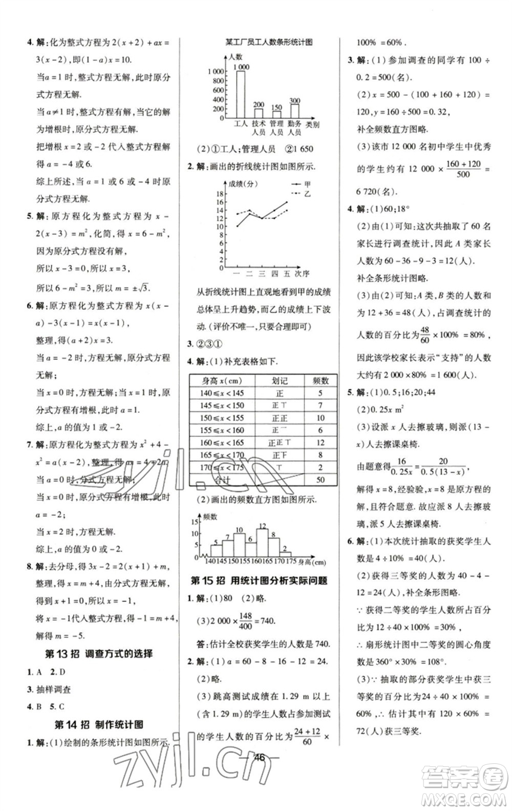 陜西人民教育出版社2023綜合應(yīng)用創(chuàng)新題典中點(diǎn)七年級(jí)數(shù)學(xué)下冊(cè)浙教版參考答案