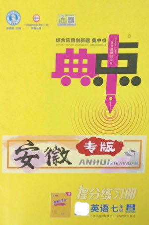 山西教育出版社2023綜合應用創(chuàng)新題典中點七年級英語下冊人教版安徽專版參考答案