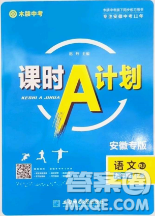 安徽師范大學(xué)出版社2023課時(shí)A計(jì)劃九年級(jí)語(yǔ)文下冊(cè)人教版安徽專版答案