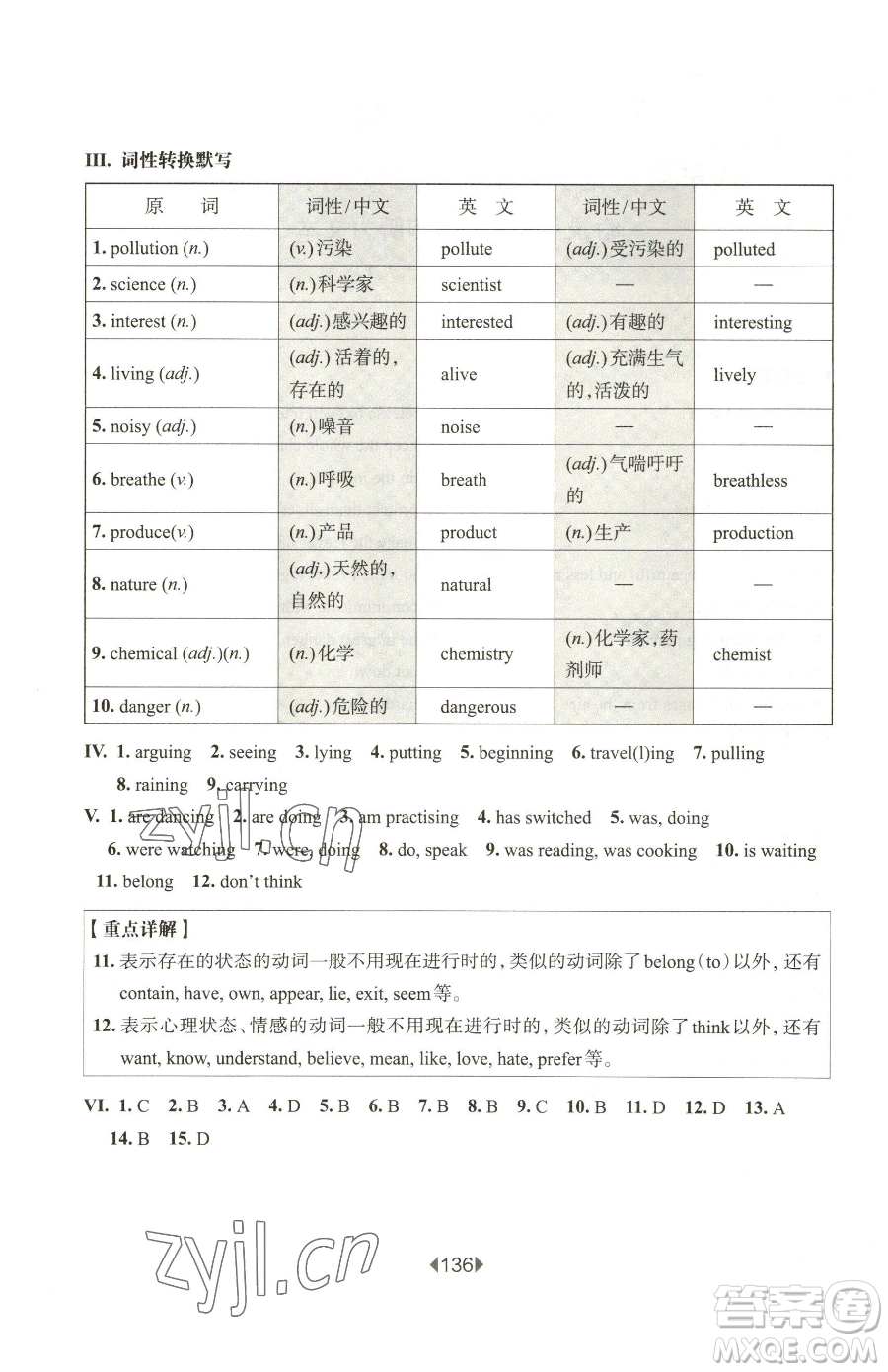 華東師范大學(xué)出版社2023華東師大版一課一練八年級下冊英語滬教牛津版五四制增強(qiáng)版參考答案