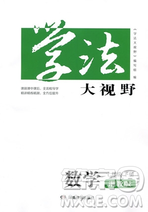 湖南教育出版社2023學(xué)法大視野七年級(jí)下冊數(shù)學(xué)湘教版參考答案