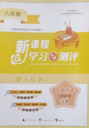 廣西師范大學(xué)出版社2023新課程學(xué)習(xí)與測評單元雙測八年級歷史下冊人教版A版參考答案