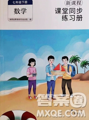 海南出版社2023新課程課堂同步練習(xí)冊(cè)七年級(jí)下冊(cè)數(shù)學(xué)人教版參考答案