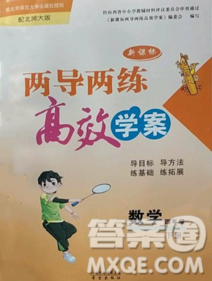 希望出版社2023新課標(biāo)兩導(dǎo)兩練高效學(xué)案四年級下冊數(shù)學(xué)北師大版參考答案