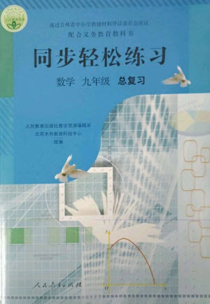 人民教育出版社2023同步輕松練習九年級數(shù)學總復習人教版參考答案