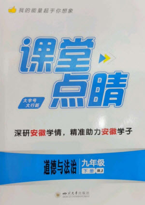 四川大學(xué)出版社2023課堂點(diǎn)睛九年級(jí)道德與法治下冊(cè)人教版安徽專(zhuān)版參考答案