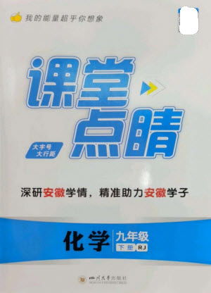 四川大學(xué)出版社2023課堂點睛九年級化學(xué)下冊人教版安徽專版參考答案