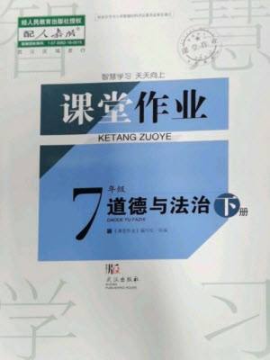 武漢出版社2023智慧學(xué)習(xí)天天向上課堂作業(yè)七年級(jí)道德與法治下冊(cè)人教版參考答案