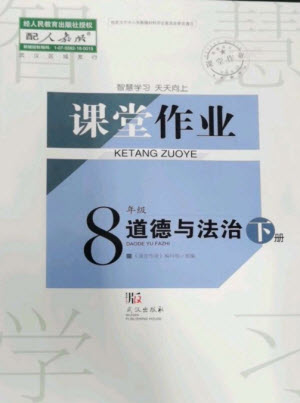 武漢出版社2023智慧學(xué)習(xí)天天向上課堂作業(yè)八年級(jí)道德與法治下冊(cè)人教版參考答案