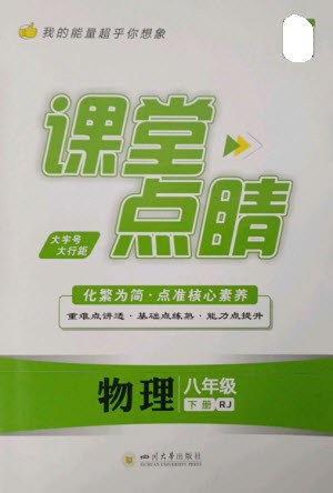 四川大學(xué)出版社2023課堂點(diǎn)睛八年級(jí)物理下冊(cè)人教版參考答案