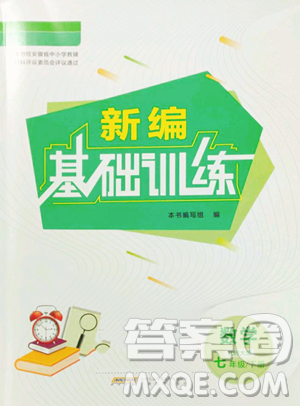 安徽教育出版社2023新編基礎(chǔ)訓(xùn)練七年級下冊數(shù)學(xué)北師大版參考答案