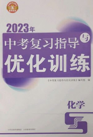 山西教育出版社2023中考復(fù)習(xí)指導(dǎo)與優(yōu)化訓(xùn)練九年級(jí)化學(xué)通用版參考答案