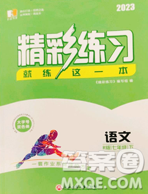 浙江工商大學(xué)出版社2023精彩練習(xí)就練這一本七年級(jí)下冊(cè)語文人教版參考答案