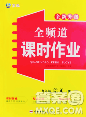 合肥工業(yè)大學(xué)出版社2023全頻道課時(shí)作業(yè)九年級(jí)下冊(cè)語(yǔ)文人教版參考答案