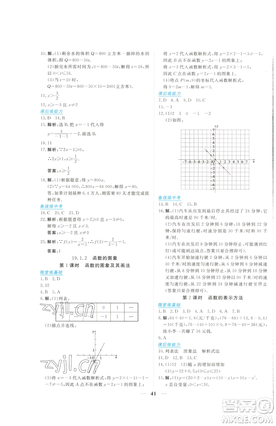 青海人民出版社2023新坐標(biāo)同步練習(xí)八年級下冊數(shù)學(xué)人教版青海專用參考答案