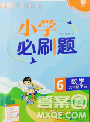 首都師范大學(xué)出版社2023小學(xué)必刷題六年級(jí)下冊(cè)數(shù)學(xué)人教版參考答案