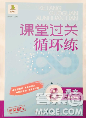 北方婦女兒童出版社2023課堂過(guò)關(guān)循環(huán)練八年級(jí)下冊(cè)語(yǔ)文人教版濟(jì)南專版參考答案