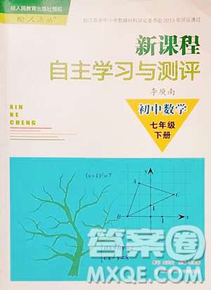 南京師范大學出版社2023新課程自主學習與測評七年級下冊數(shù)學人教版參考答案