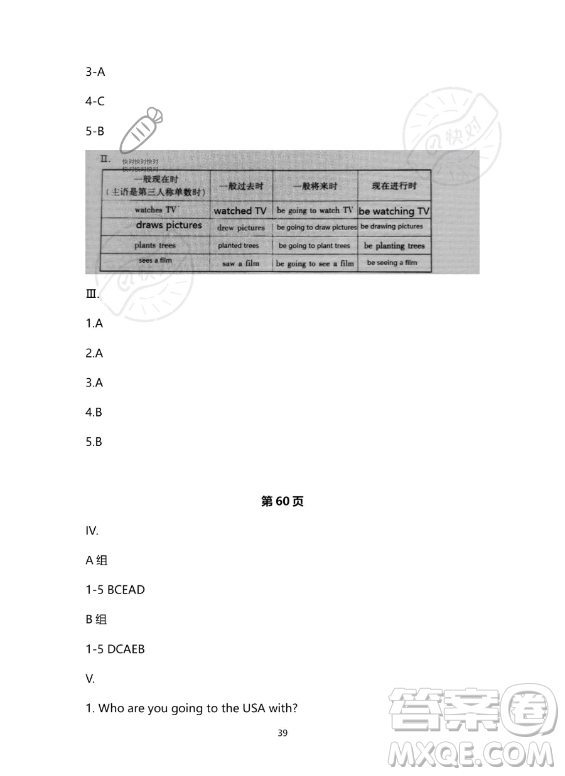 河北少年兒童出版社2023年世超金典暑假樂園六年級英語通用版答案