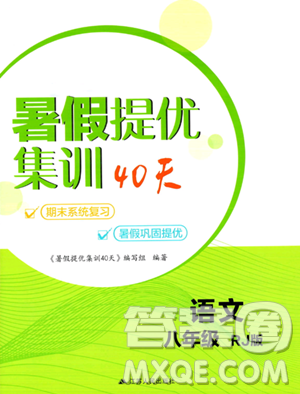 江蘇人民出版社2023年暑假提優(yōu)集訓(xùn)40天八年級(jí)語(yǔ)文人教版答案