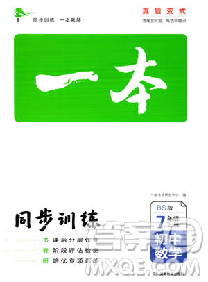 湖南教育出版社2023年一本同步訓(xùn)練七年級(jí)上冊(cè)數(shù)學(xué)北師大版答案