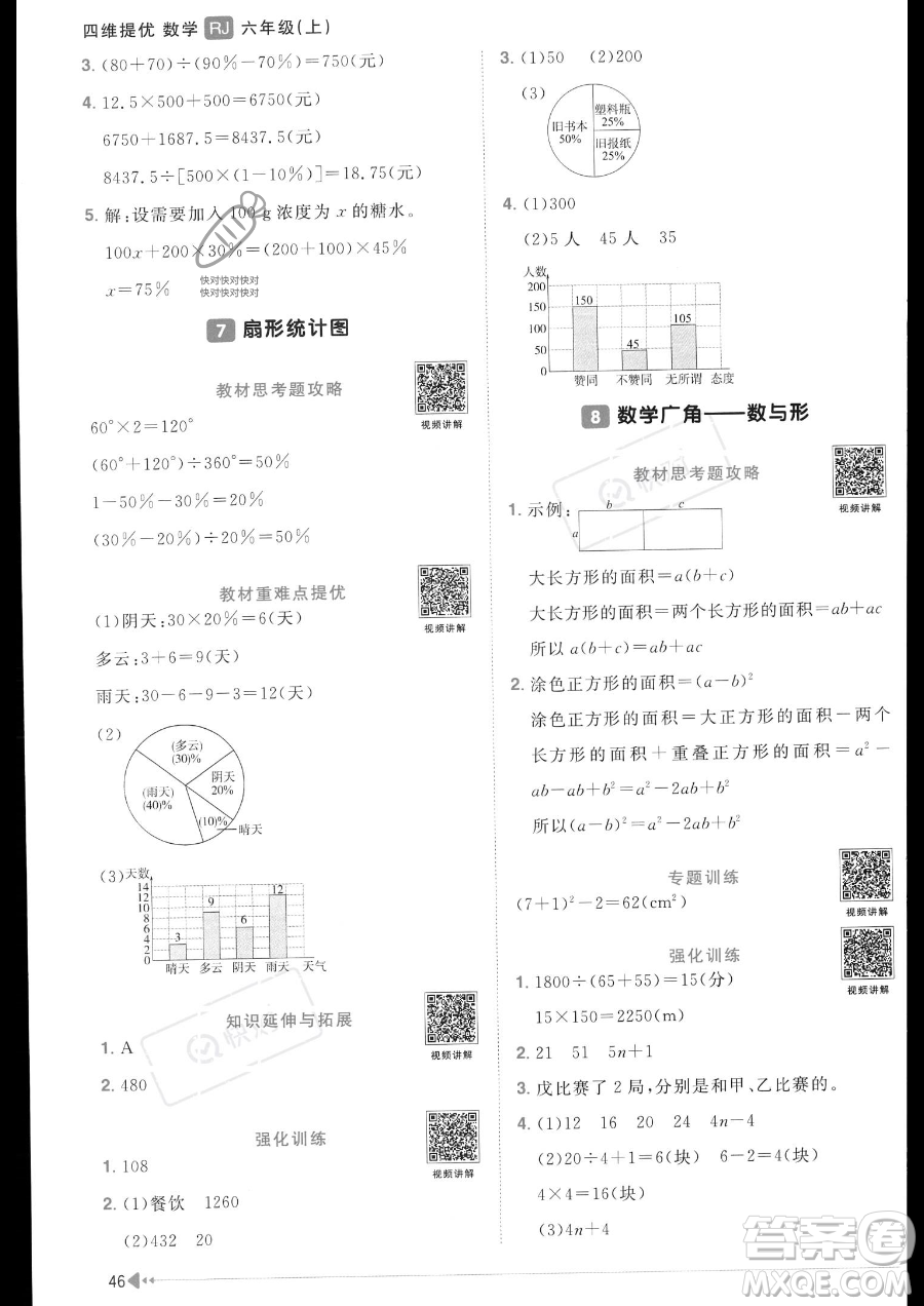 江西教育出版社2023陽(yáng)光同學(xué)課時(shí)優(yōu)化作業(yè)六年級(jí)上冊(cè)數(shù)學(xué)人教版答案