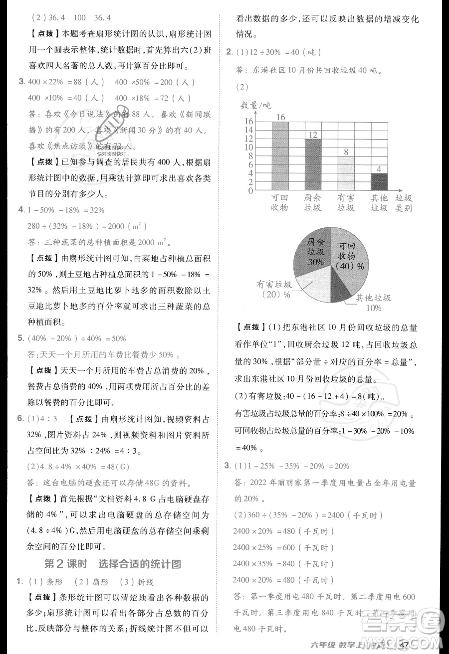 吉林教育出版社2023綜合應(yīng)用創(chuàng)新題典中點(diǎn)六年級(jí)上冊(cè)數(shù)學(xué)人教版答案