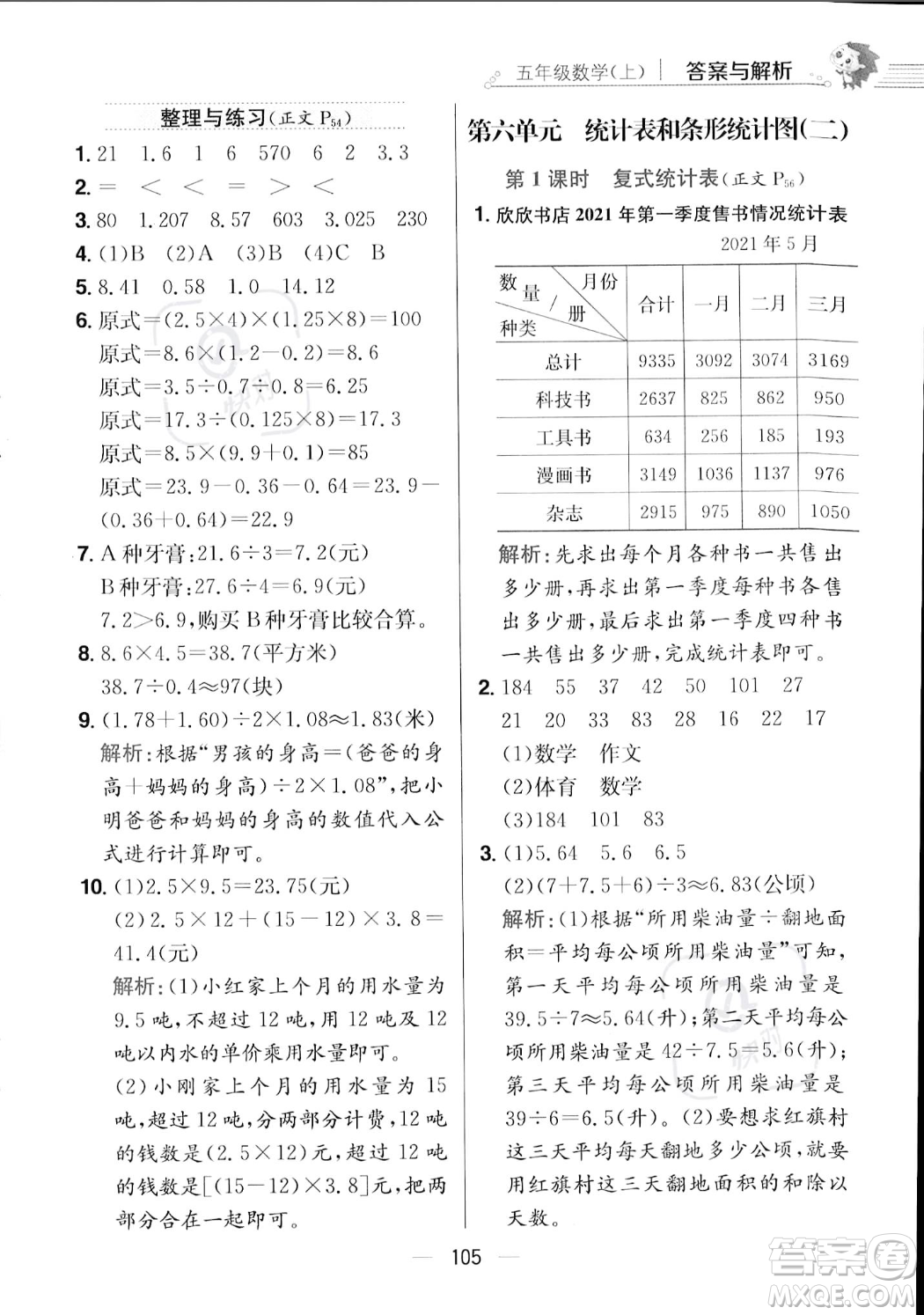 陜西人民教育出版社2023年秋小學(xué)教材全練五年級上冊數(shù)學(xué)江蘇版答案